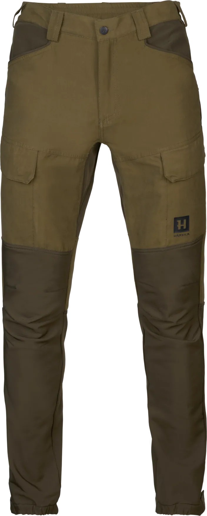 HÄRKILA SCANDINAVIAN TROUSERS DARK OLIVE/ WILLOW GREEN