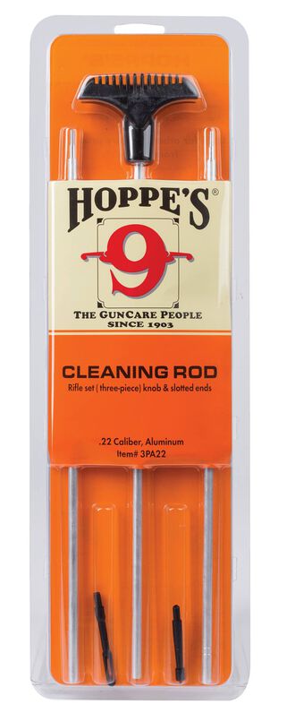 HOPPES 3-PIECE UNIVERSAL STAINLESS STEEL CLEANING ROD