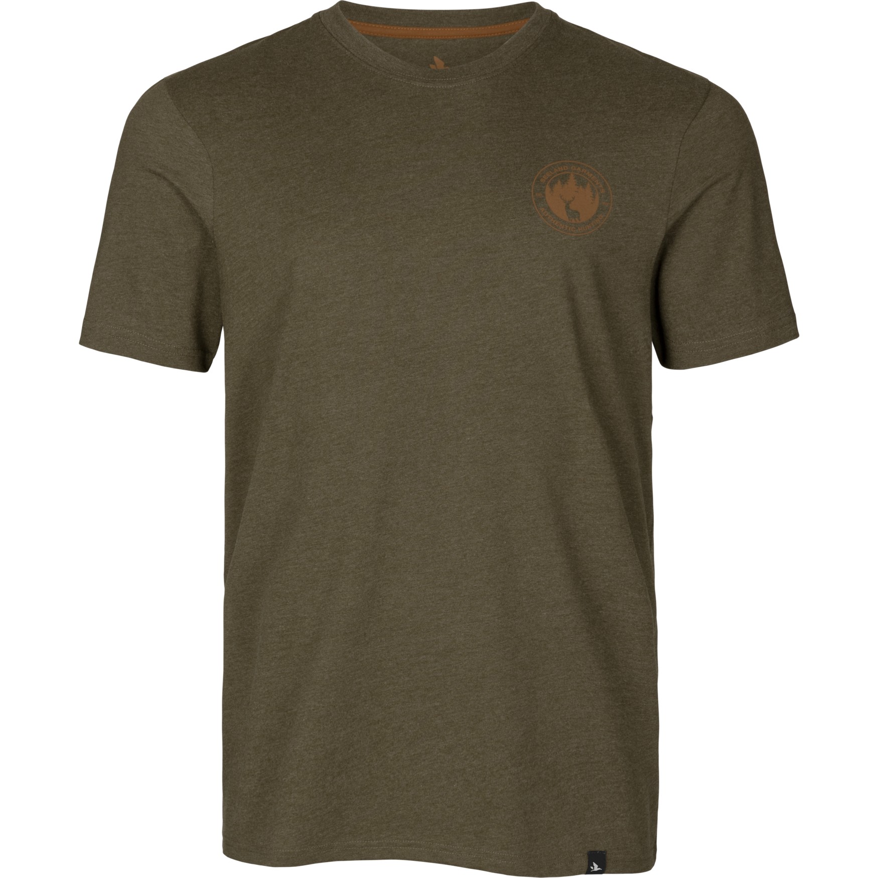 SEELAND SAKER T-SHIRT PINE GREEN MELANGE