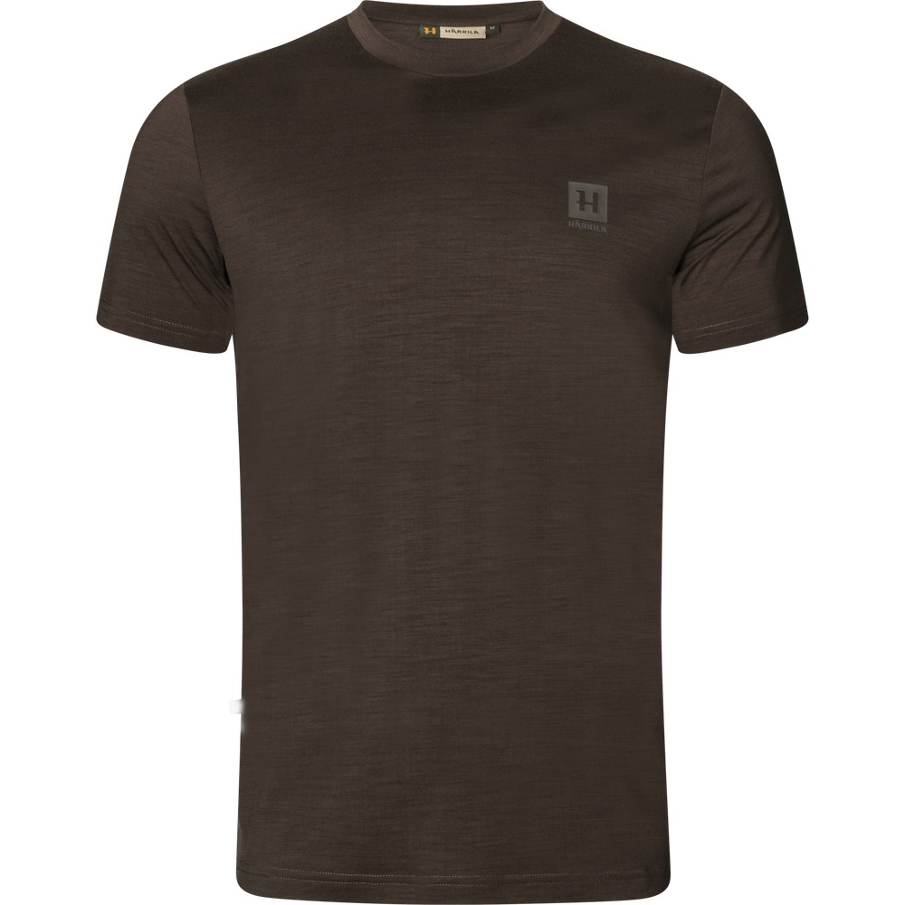 HÄRKILA BASE ALL SEASON S/S SHIRT SHADOW BROWN