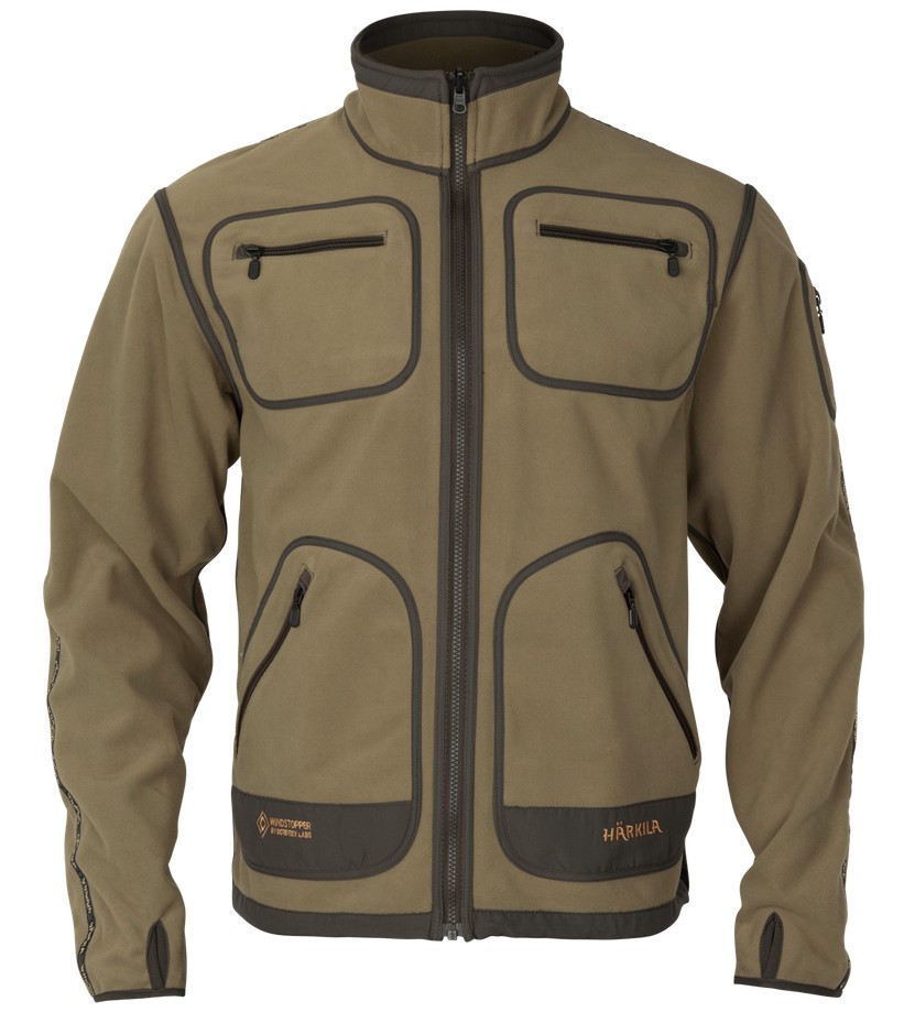 HÄRKILA KAMKO FLEECE JACKET DARK ANTIQUE BRONZE/WILLOW GREEN