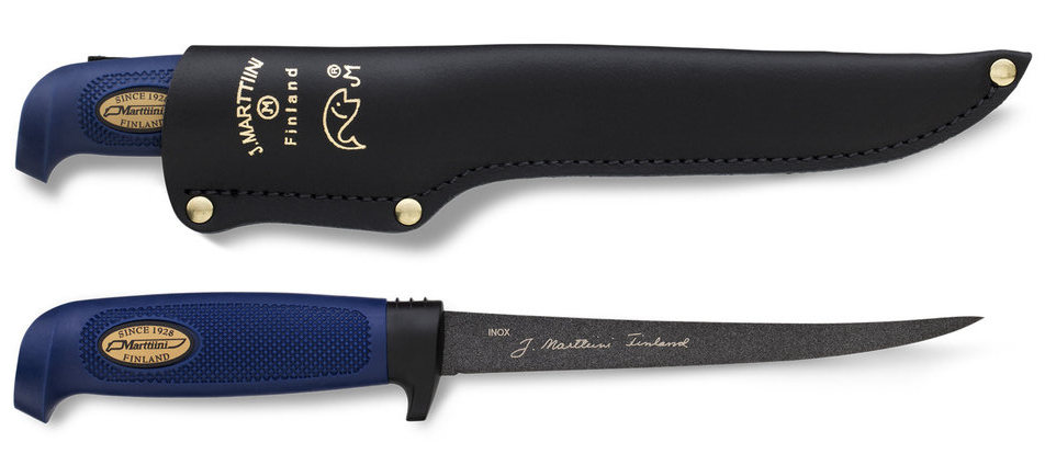 MARTTIINI MARTEF FILLETING KNIFE 15 LEATHER SHEATH