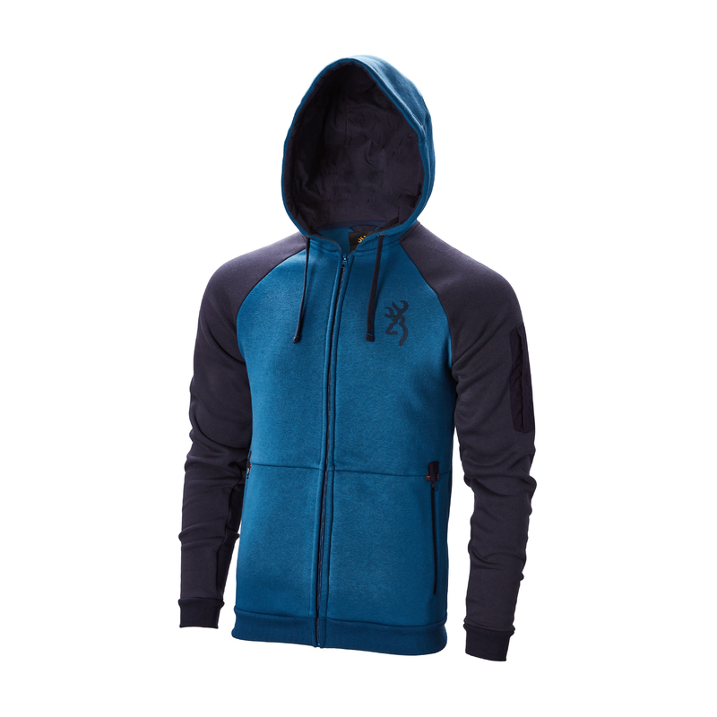 HŪDIJS BROWNING ZIP SNAPSHOT BLUE