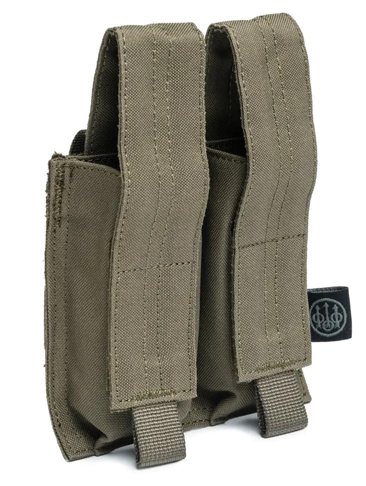 KABATA DIVĀM MAGAZĪNĀM BBERETTA GRIP-TAC MOLLE DOUBLE PISTOL GREEN STONE