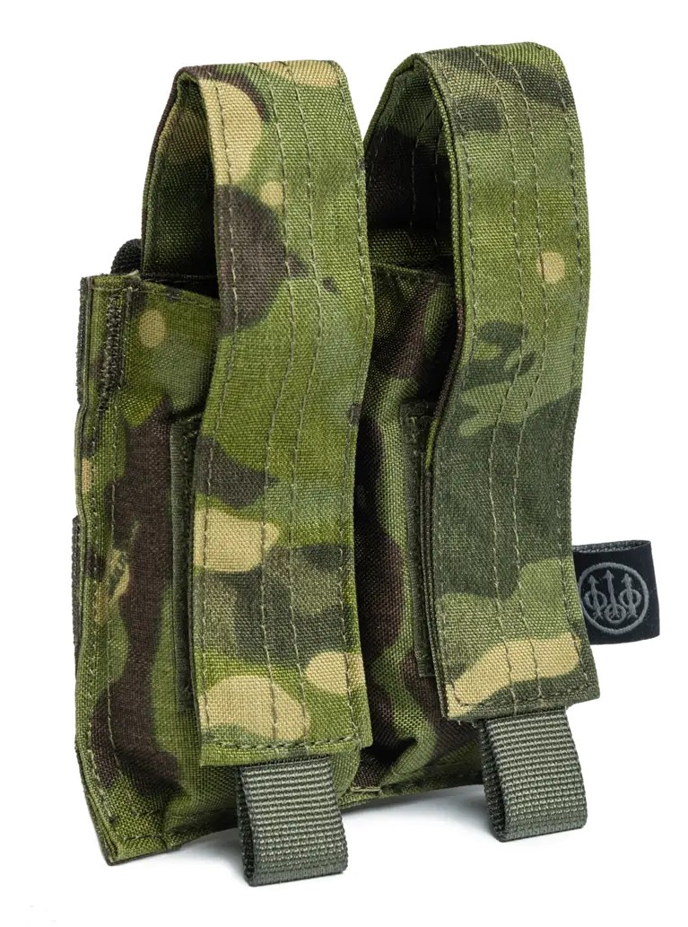 KABATA DIVĀM MAGAZĪNĀM BERETTA GRIP-TAC MOLLE DOUBLE PISTOL MULTICAM TROPIC