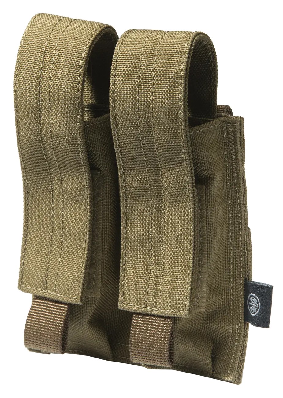 KABATA DIVĀM MAGAZĪNĀM BERETTA GRIP-TAC MOLLE DOUBLE PISTOL COYOTE BROWN