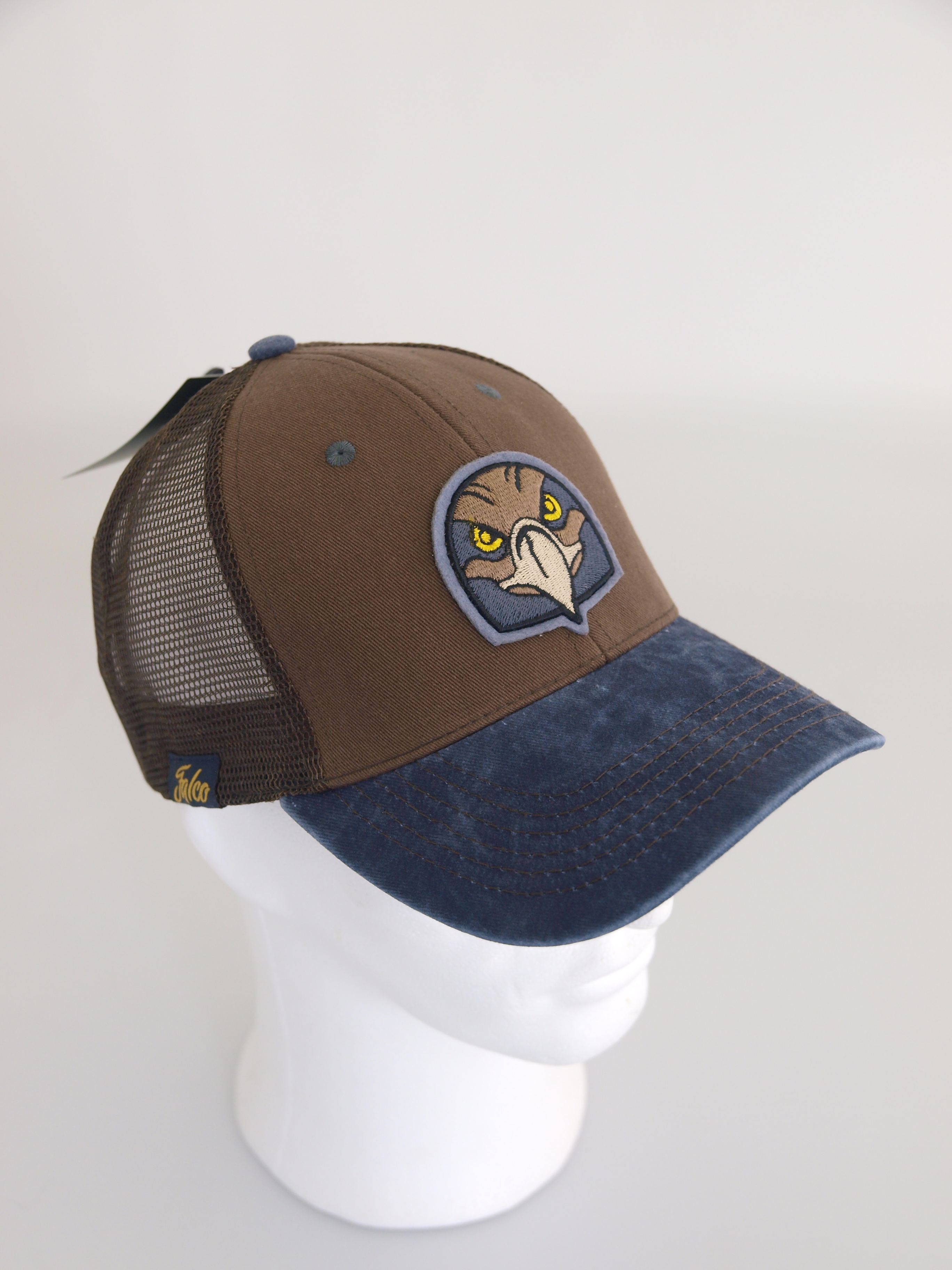 FALCO BROWN CAP WITH NET ON THE BACK