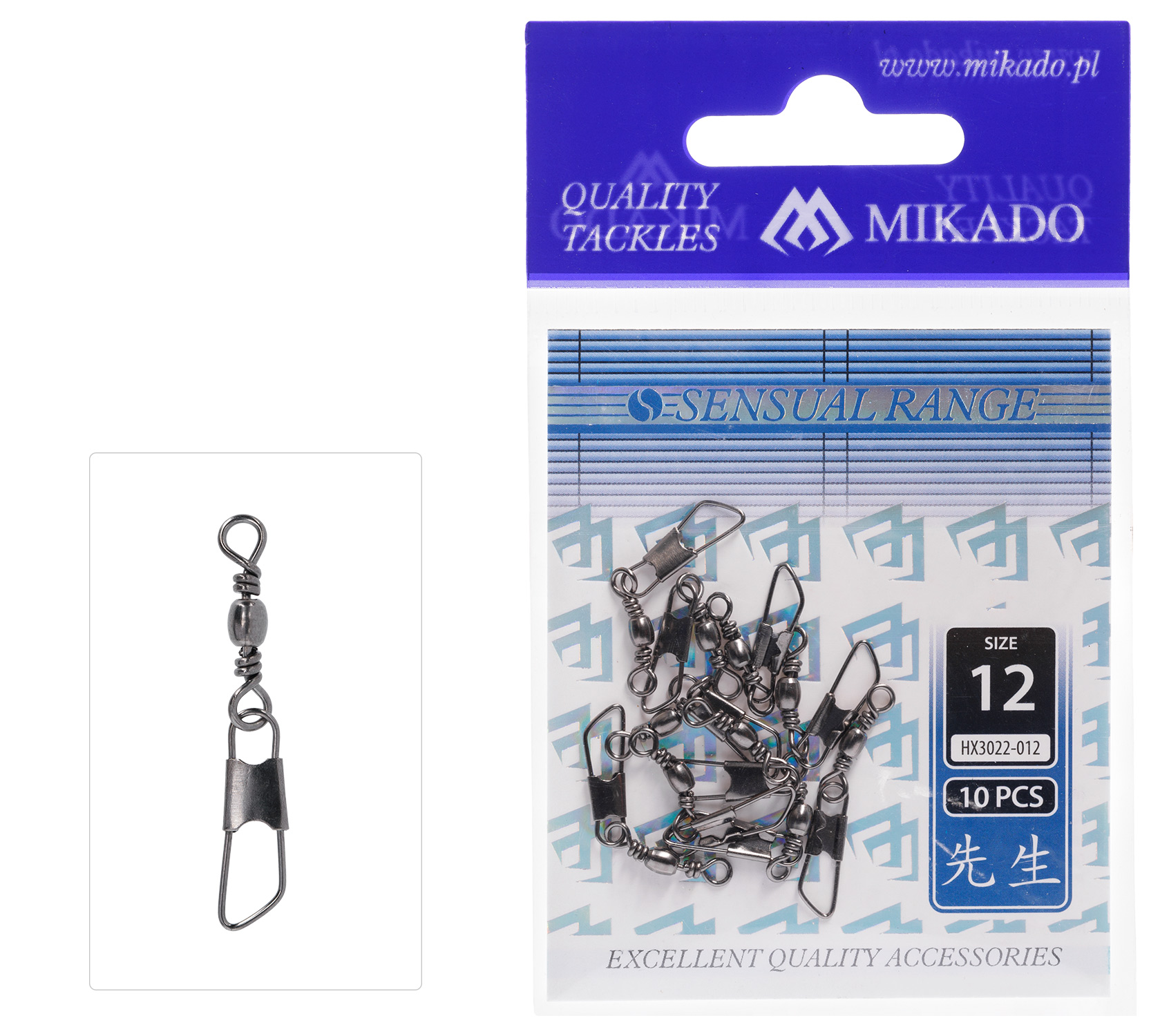 MIKADO BARREL SWIVEL HX3020 10 PCS