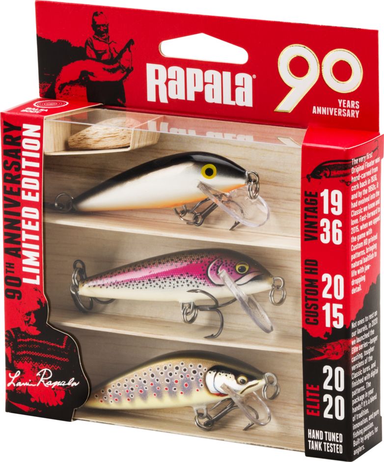 RAPALA  90 YEARS LURE KIT COUNTDOWN MID NATURISTIC