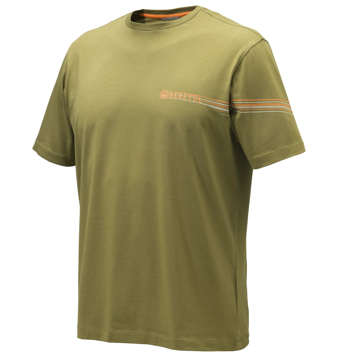 BERETTA LINES T-SHIRT FLAT DARK EARTH