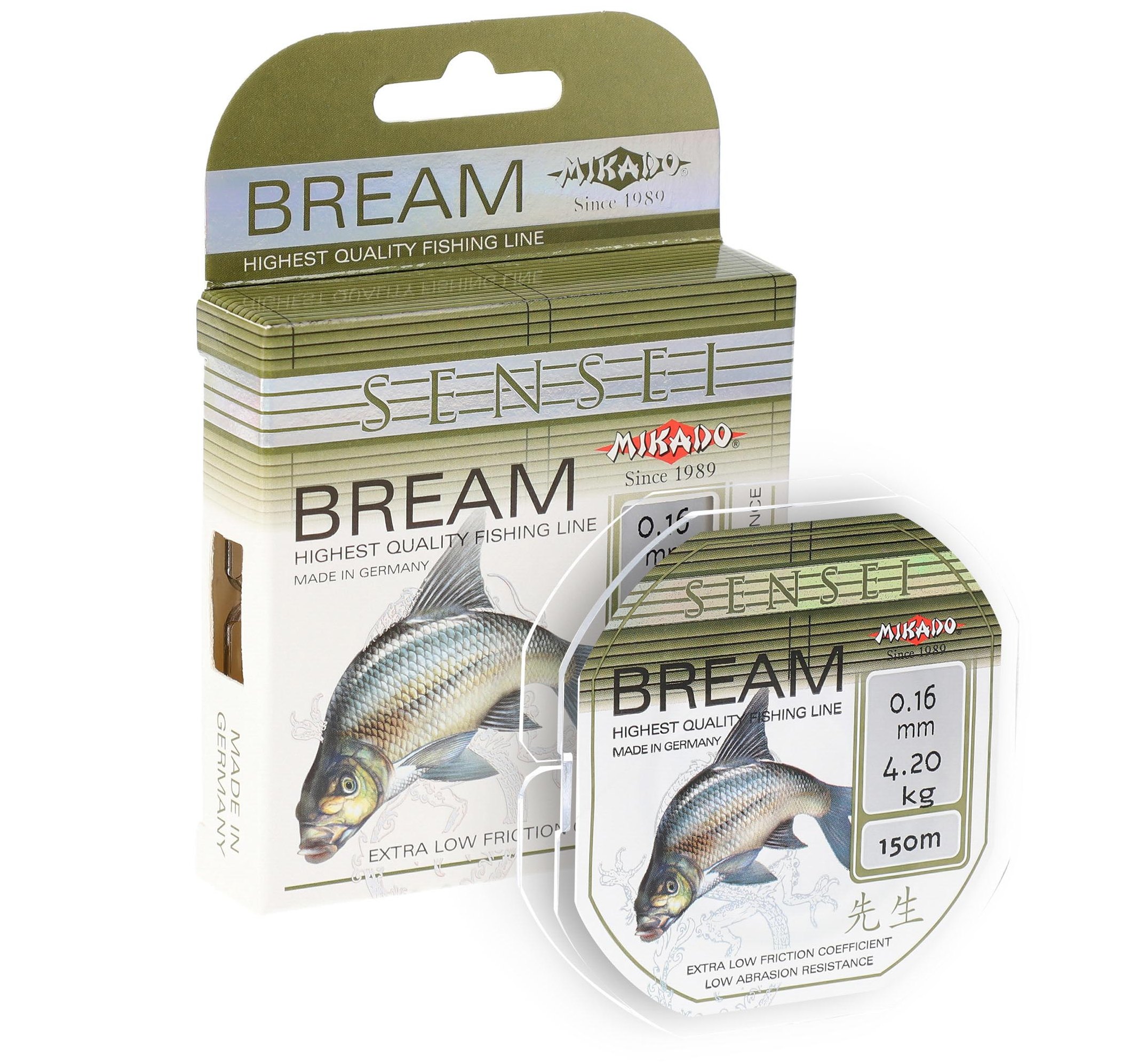 MIKADO SENSEI BREAM LINE 150 M LIGHT GREEN