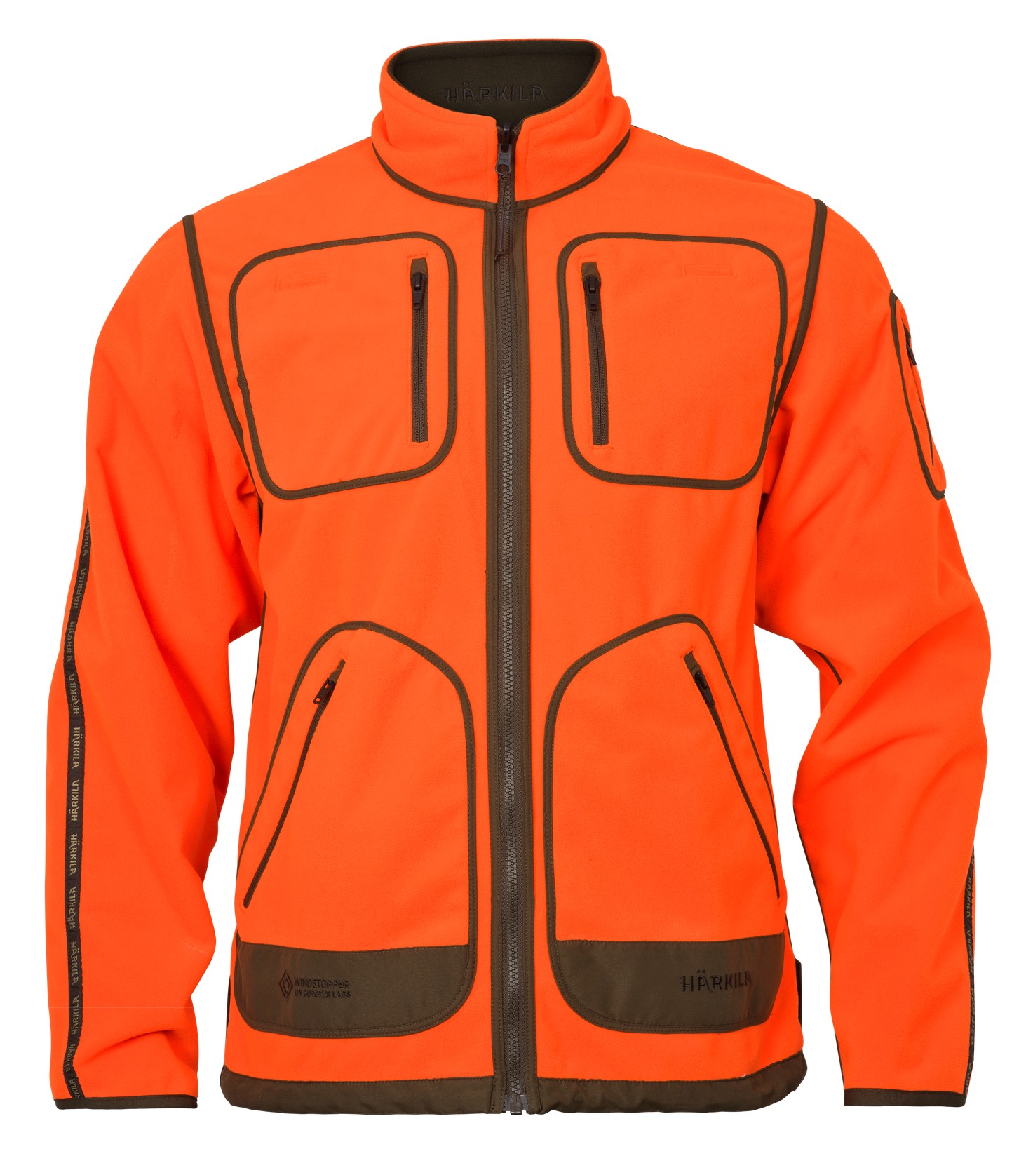 HÄRKILA KAMKO FLEECE ORANGE BLAZE/WILLOW GREEN